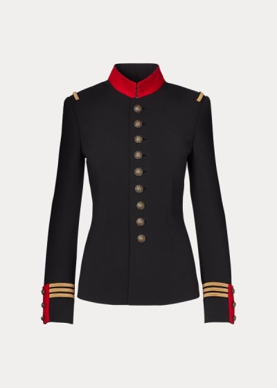 Chaquetas Ralph Lauren Mujer Negros - The Officer's - OQNRL9481